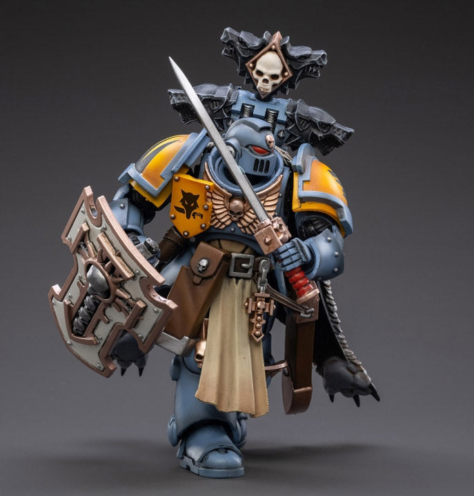 Warhammer 40K Primaris Space Marines Space Wolve Bladeguard Veteran 1/18 Scale Figure (Reissue)