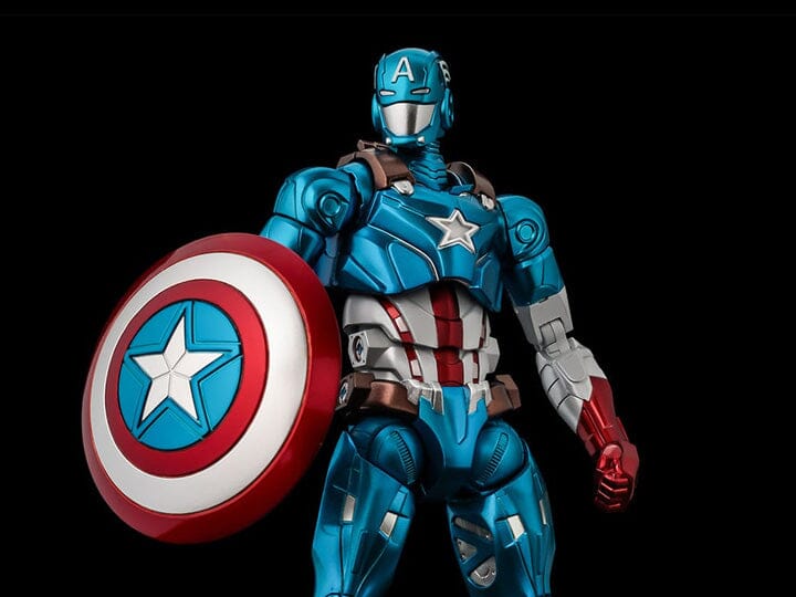 Marvel Fighting Armor Captain America Figure