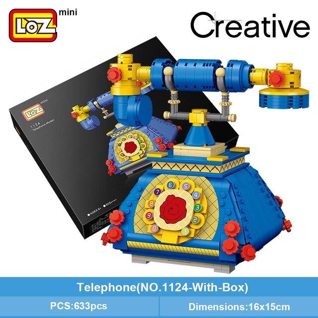 LOZ Creative 1124 Blue Telephone