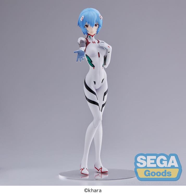 Rebuild of Evangelion Rei Ayanami (Hand Over/Momentary White) Super Premium Figure