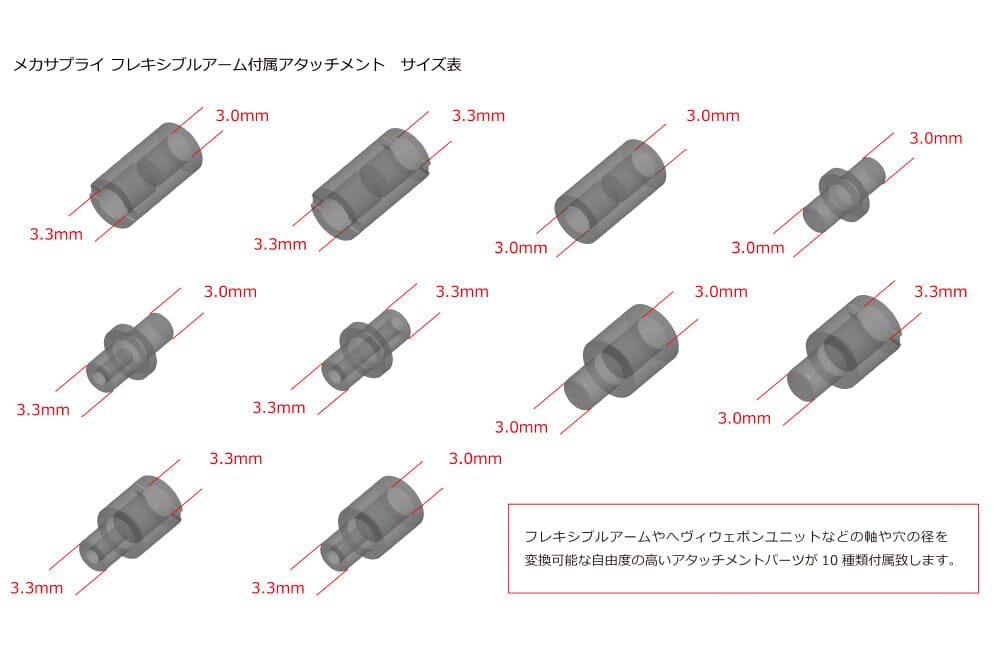 M.S.G. Modeling Support Goods Mecha Supply 01 Flexible Arms (Type A)