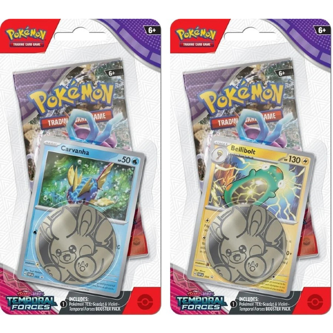 Pokemon TCG Scarlet & Violet-Temporal Forces Checklane Blister