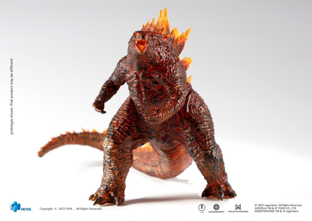 Godzilla King of the Monsters Stylist Series Burning Godzilla Exclusive Figure