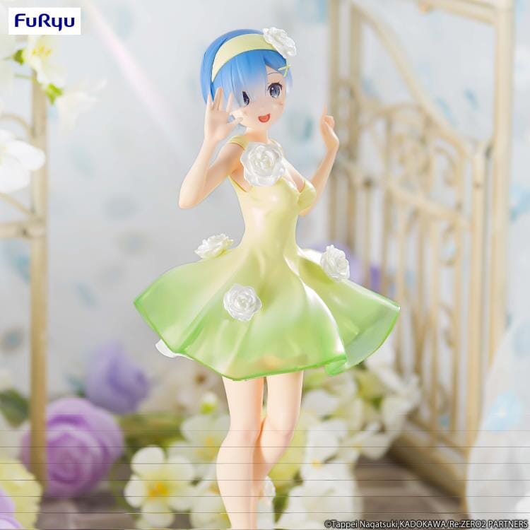 Re Zero Starting Life in Another World Trio-Try-iT Rem (Flower Dress Ver.) Figure