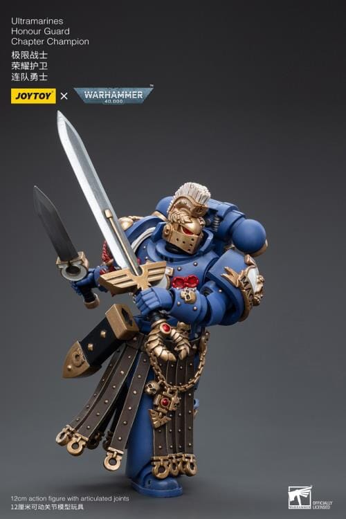 Warhammer 40K Ultramarines Honor Guard Chapter Champion 1/18 Scale Figure