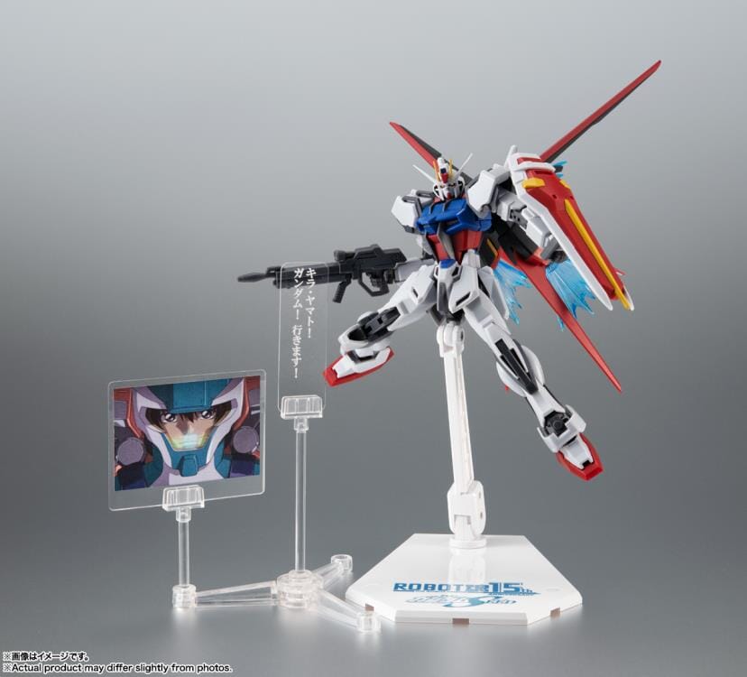 Mobile Suit Gundam SEED Robot Spirits 15th Anniversary GAT-X105+AQM/E-X01 AILE Strike Gundam (Ver. A.N.I.M.E.)