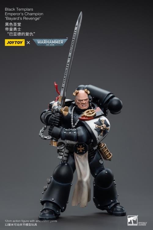 Warhammer 40K Black Templars Emperor's Champion Bayard's Revenge 1/18 Scale Figure