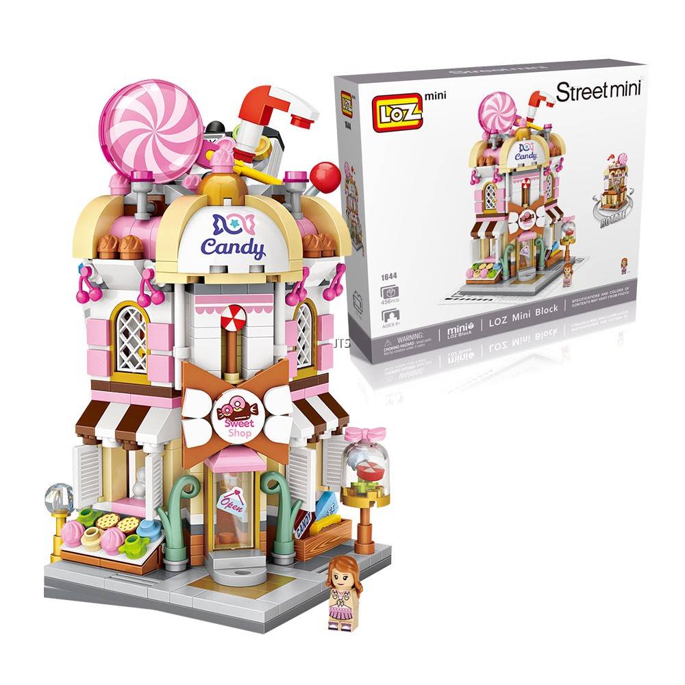 LOZ Mini Street 1644 Candy Shop