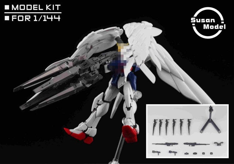 [SU017] Susan Models RG Wing Gundam Snow White Drei Zwerg Buster Rifle 1/144 Model Kit