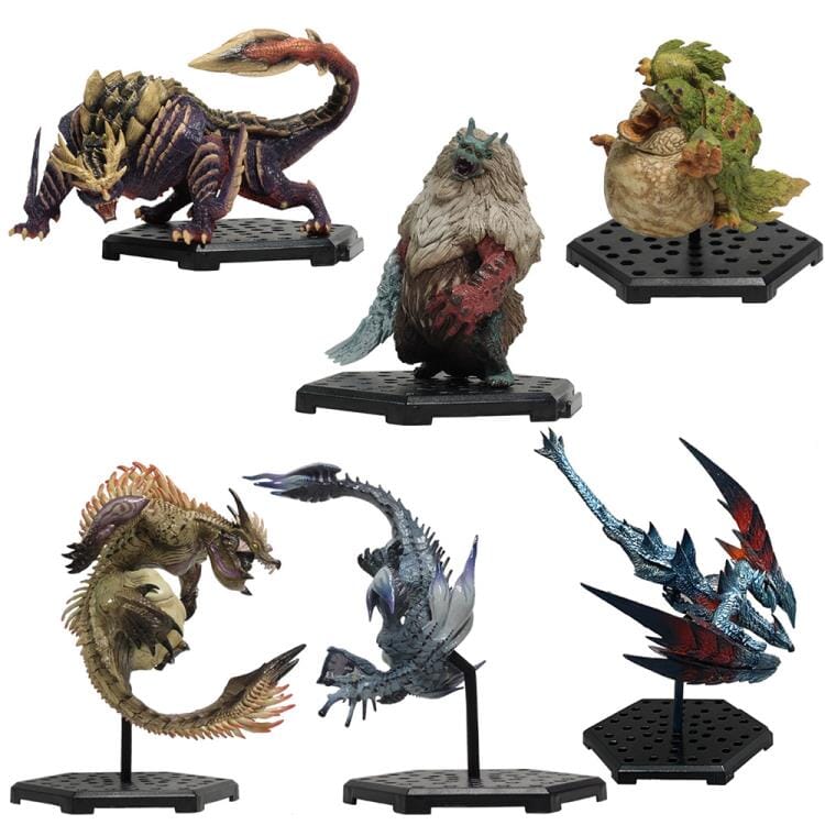 Monster Hunter Capcom Figure Builder Standard Model Plus The Best Vol. 19, 20, 21 Box of 6 Figures