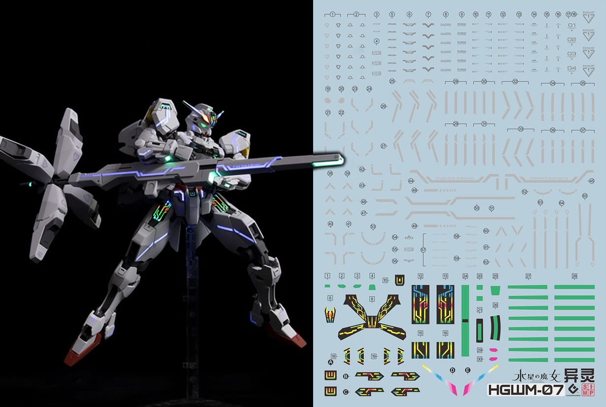 C87 HGTWFM Gundam Calibarn Water Decal Sheet