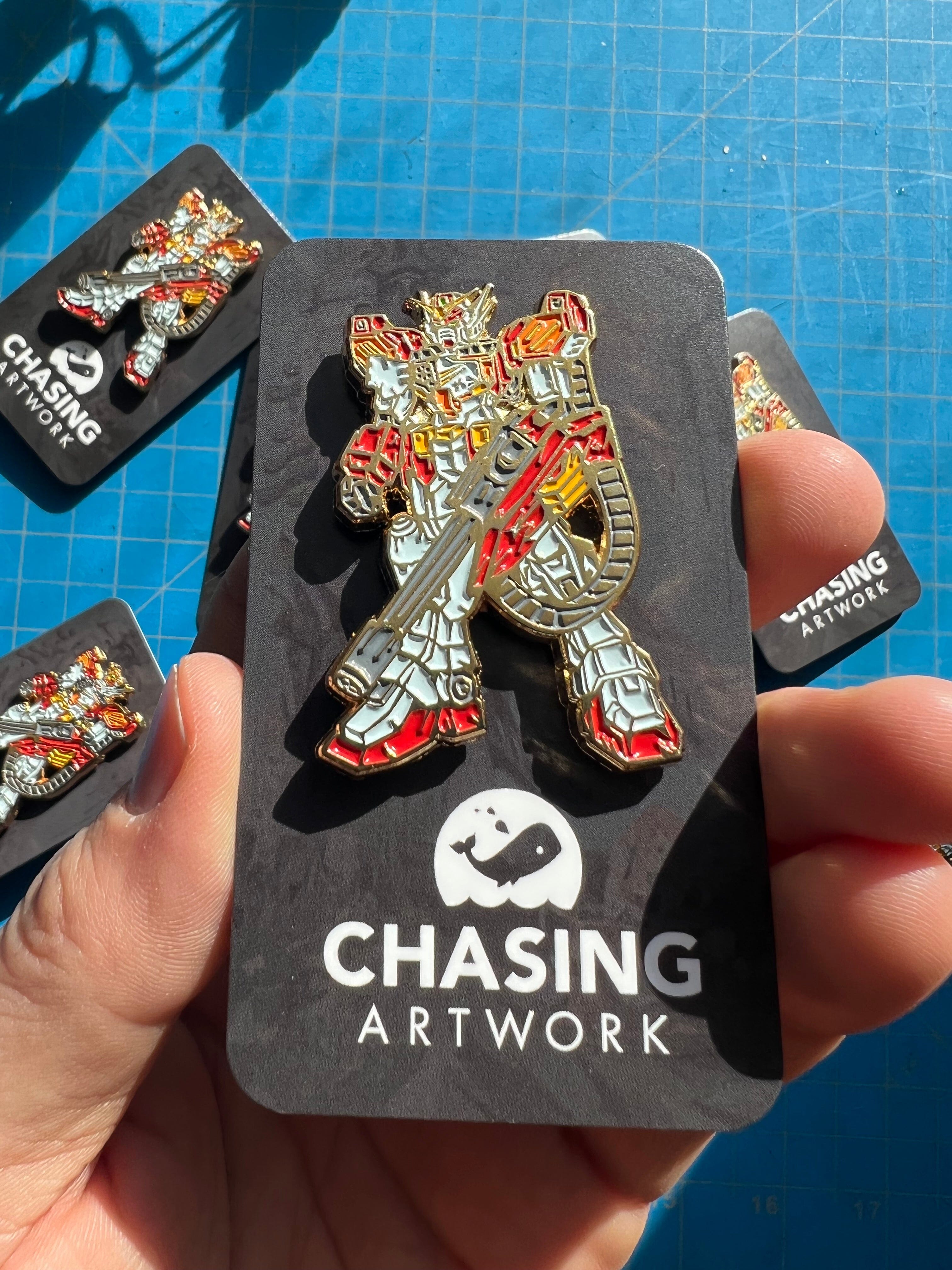 Limited Chasing Artwork Gundam Heavyarms Enamel Pin