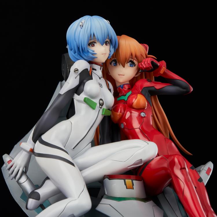 Neon Genesis Evangelion Rei & Asuka Twinmore Object Figure