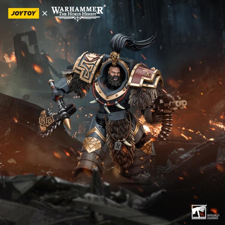 Warhammer 40k Space Wolves Varagyr Wolf Guard Squad Varagyr Thegn 1/18 Scale Action Figure