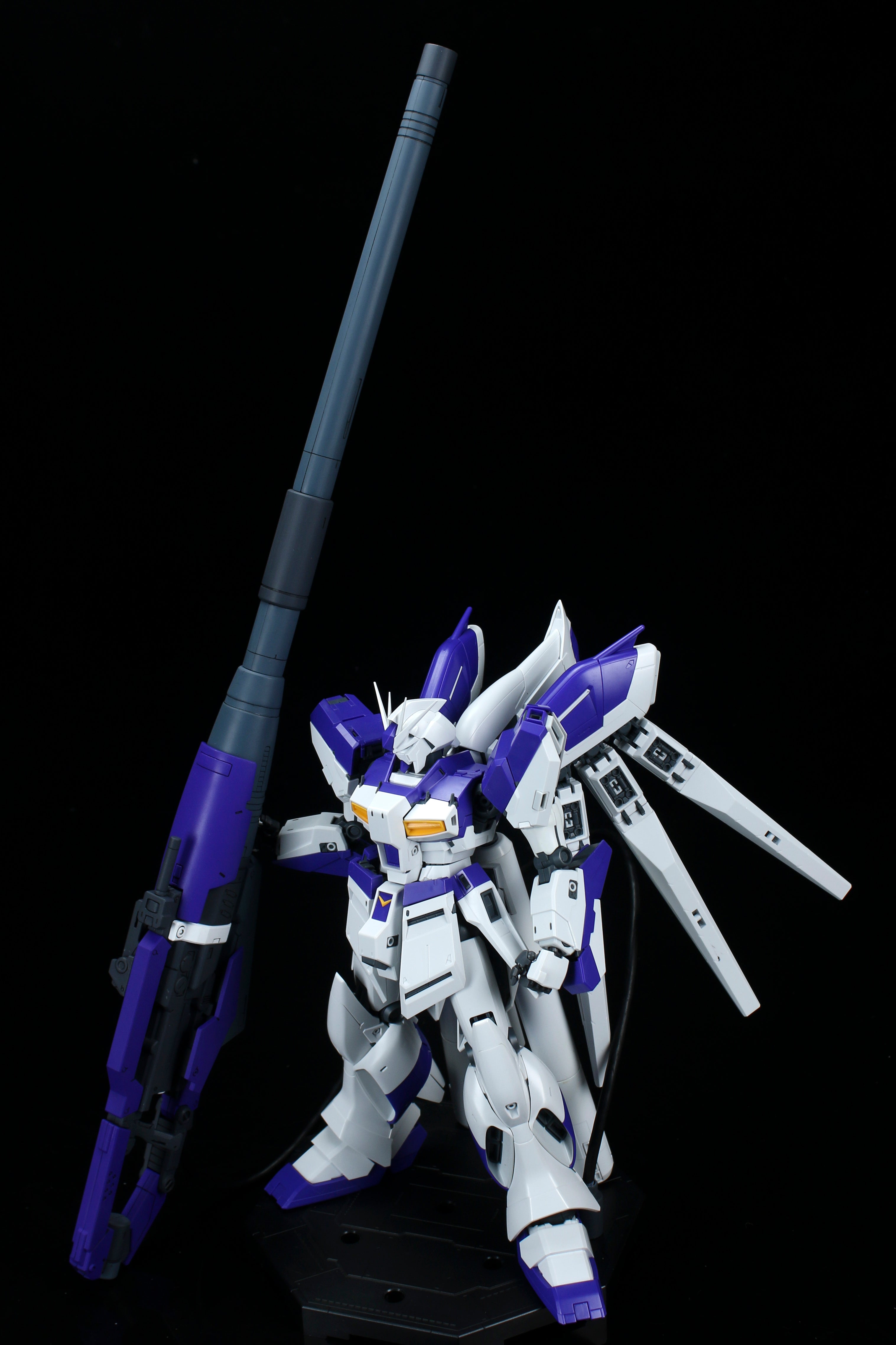 Effects Wings Hyper Mega Launcher For MG Hi Nu Gundam 1/100 With Funnel Effects