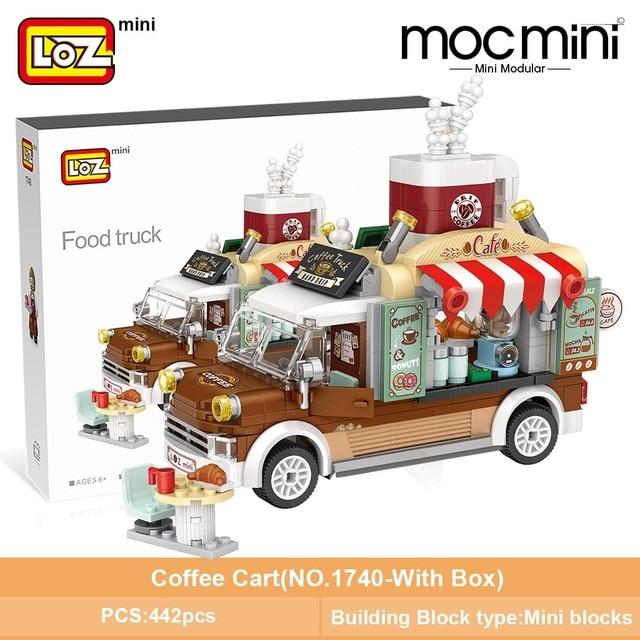 LOZ Mini Modular 1740 Coffee Truck