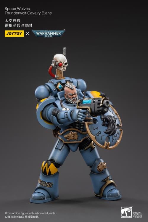 Warhammer 40K Space Wolves Thunderwolf Cavalry Bjane 1/18 Scale Figure (Reissue)