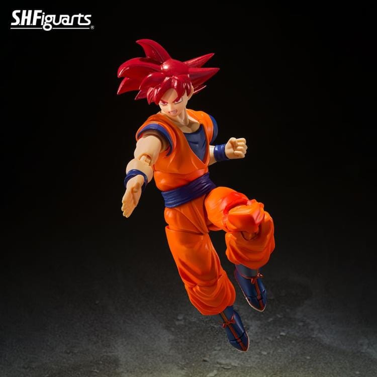 Dragon Ball Super S.H.Figuarts Super Saiyan God Goku (Saiyan God Instilled with the Light of Righteous Hearts) (Reissue)