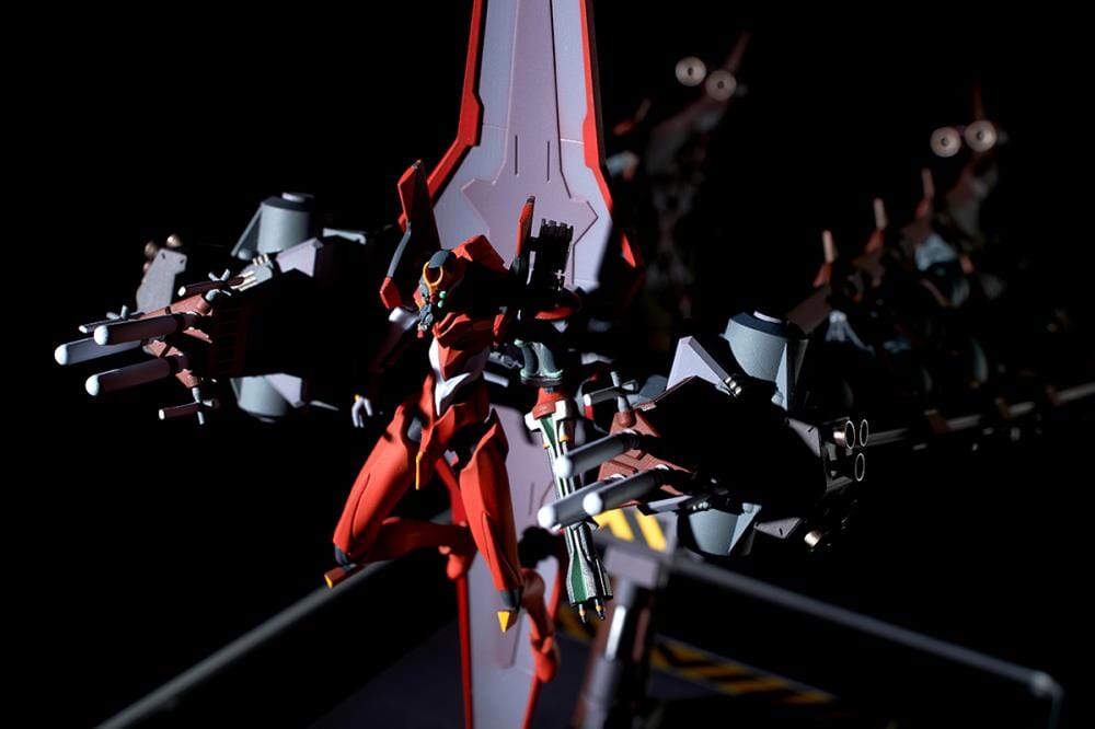 Rebuild of Evangelion EVA Unit-02 Beta Equipped with Booster Figure