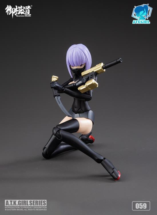 A.T.K. Girl Brocade-Clad Elite Guard (Jinyi Wei JW059 - Red Ver.) 1/12 Scale Model Kit