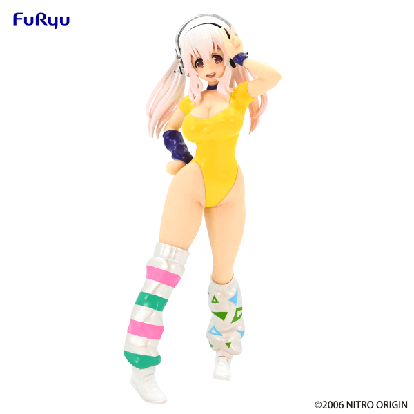 Nitroplus Super Sonico (1980's Yellow Another Color Ver.) Concept Figure (Reissue)