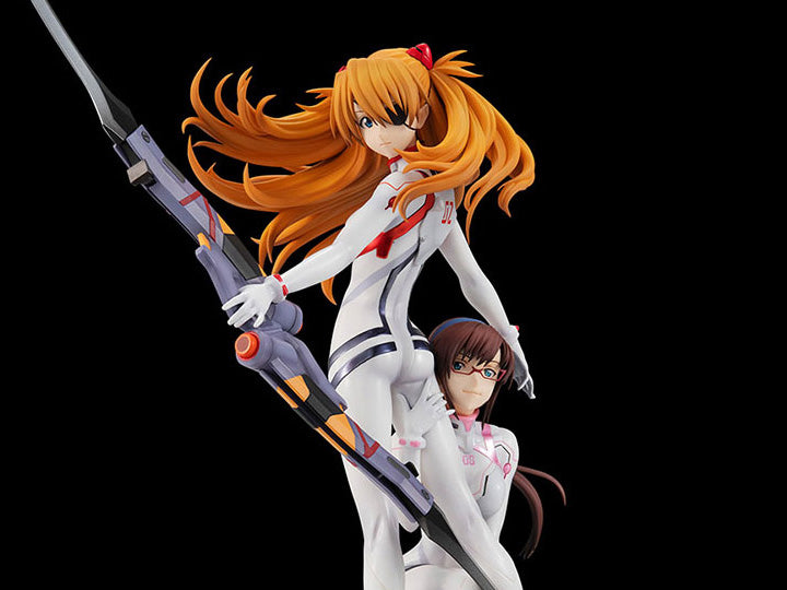 Rebuild of Evengelion Shikinami Asuka Langley & Makinami Mari Illustrious Figure