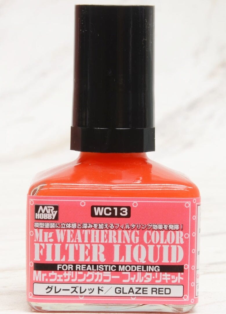 Mr. Weathering Color Filter Liquid - Glaze Red