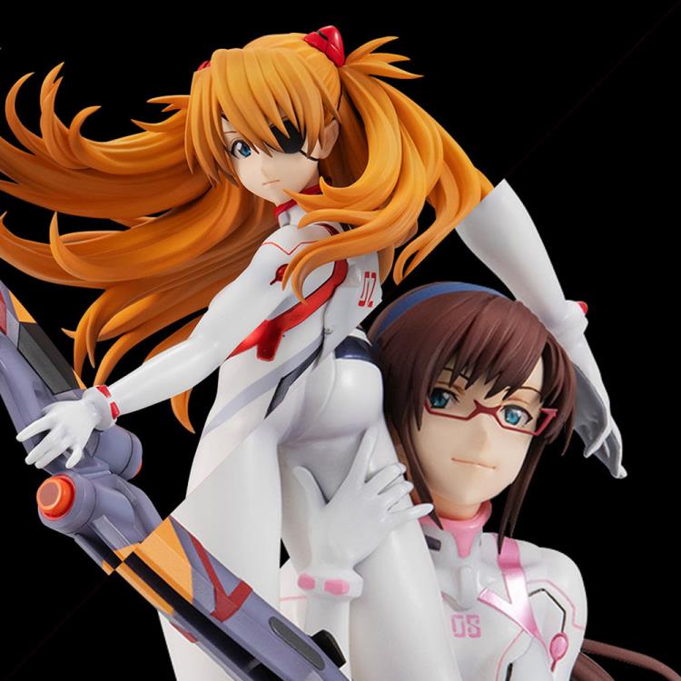 Rebuild of Evengelion Shikinami Asuka Langley & Makinami Mari Illustrious Figure