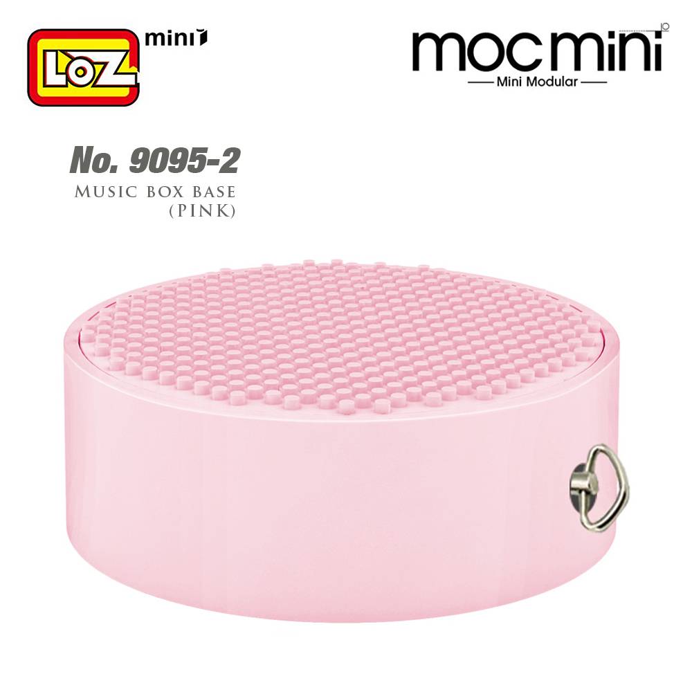 LOZ IDEAS Mini Block 9095-2 Music box base（Pink）