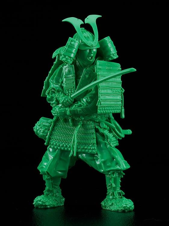 PLAMAX Kamakura Period Armored Warrior (Green Color Edition) 1/12 Scale Model Kit