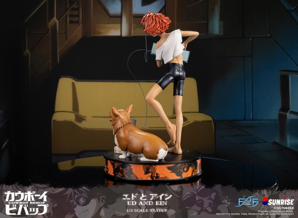 Cowboy Bebop Ed and Ein 1/4 Scale Statue