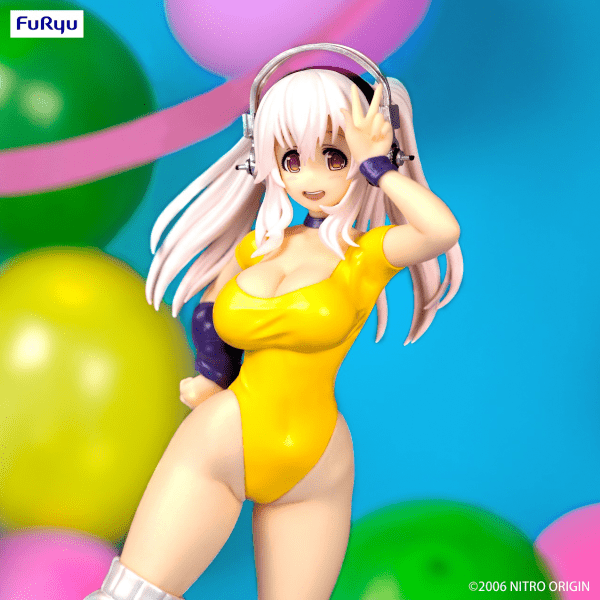 Nitroplus Super Sonico (1980's Yellow Another Color Ver.) Concept Figure (Reissue)