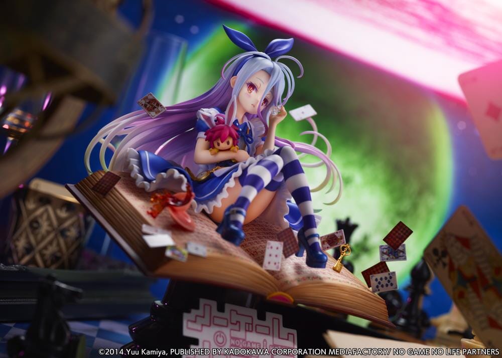 No Game No Life Shiro (Alice in Wonderland Ver.) 1/7 Scale Shibuya Scramble Figure