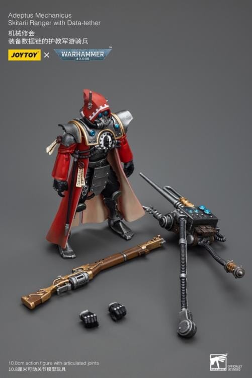 Warhammer 40K Adeptus Mechanicus Skitarrii Ranger with Data-Tether 1/18 Scale Figure