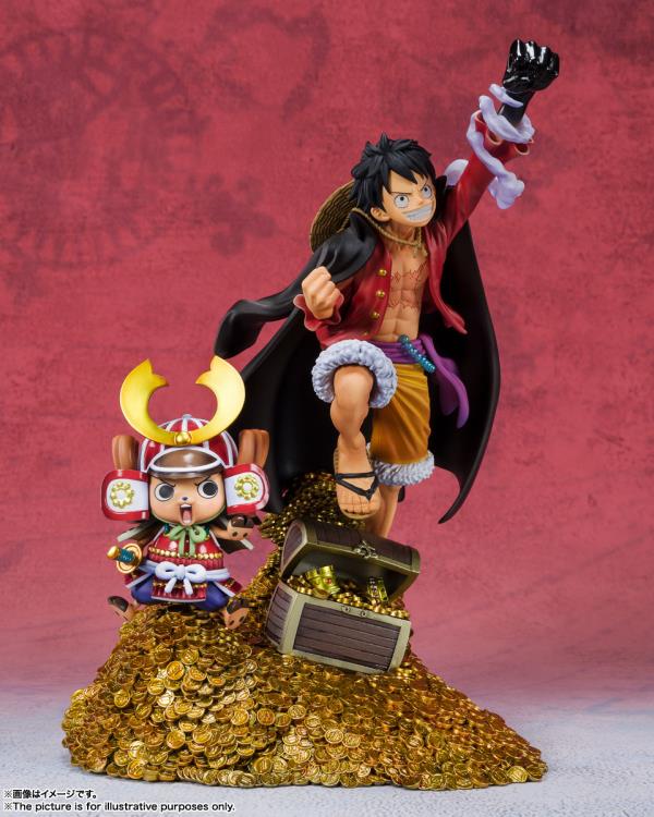 One Piece FiguartsZERO Monkey D. Luffy (WT100 Commemorative: Daikaizoku Hyakkei)