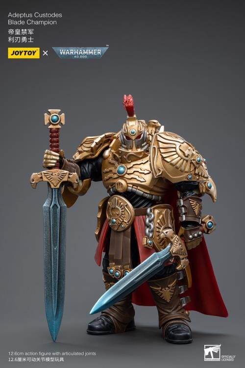 Warhammer 40K Adeptus Custodes Blade Champion 1/18 Scale Action Figure