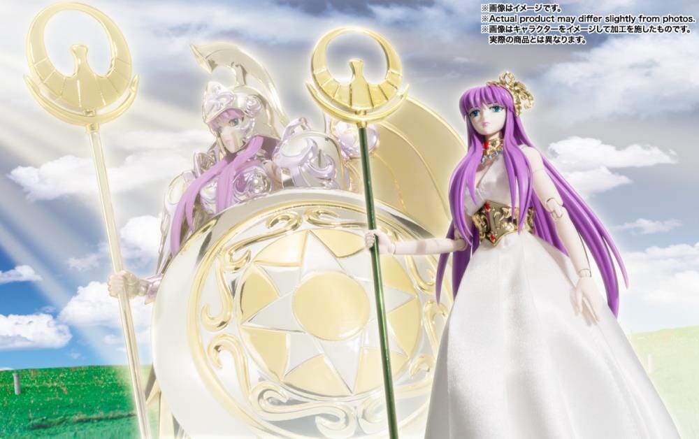 Saint Seiya Myth Cloth EX Goddess Athena & Saori Kido