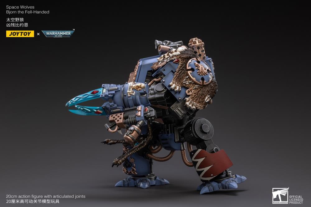 Warhammer 40k Space Wolves Bjorn the Fell-Handed 1/18 Scale Action Figure (Reissue)