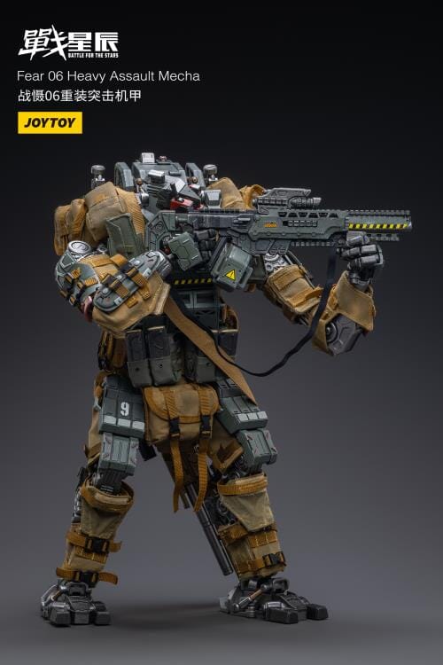 Battle for the Stars FEAR VI (Heavy Assault) With Pilot 1/18 Scale Figure Set