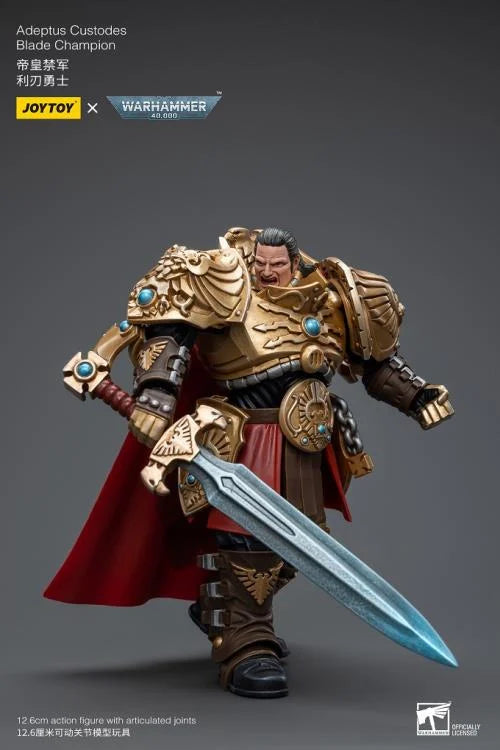 Warhammer 40K Adeptus Custodes Blade Champion 1/18 Scale Action Figure