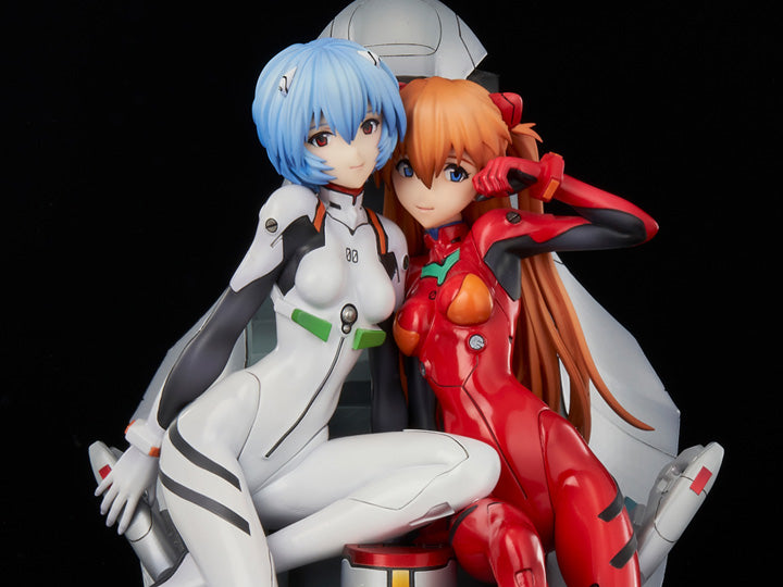 Neon Genesis Evangelion Rei & Asuka Twinmore Object Figure