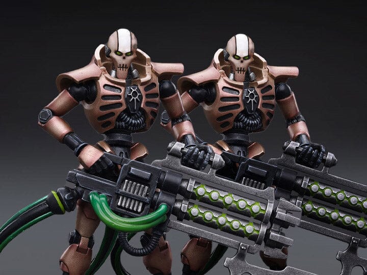 Warhammer 40K Necrons Szarekhan Dynasty Immortal with Gauss Blaster 1/18 Scale Figure Set