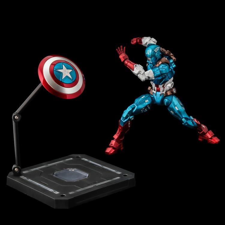 Marvel Fighting Armor Captain America Figure