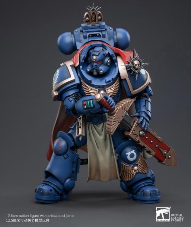 Warhammer 40K Ultramarines Captain with Master-Crafted Heavy Bolt Rifle 1/18 Scale Figure