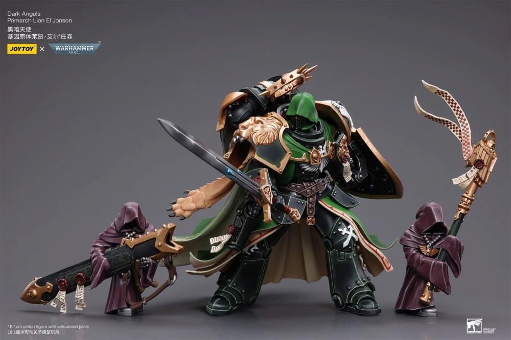 Warhammer 40k Dark Angels Primarch Lion El'Jonson 1/18 Scale Figure