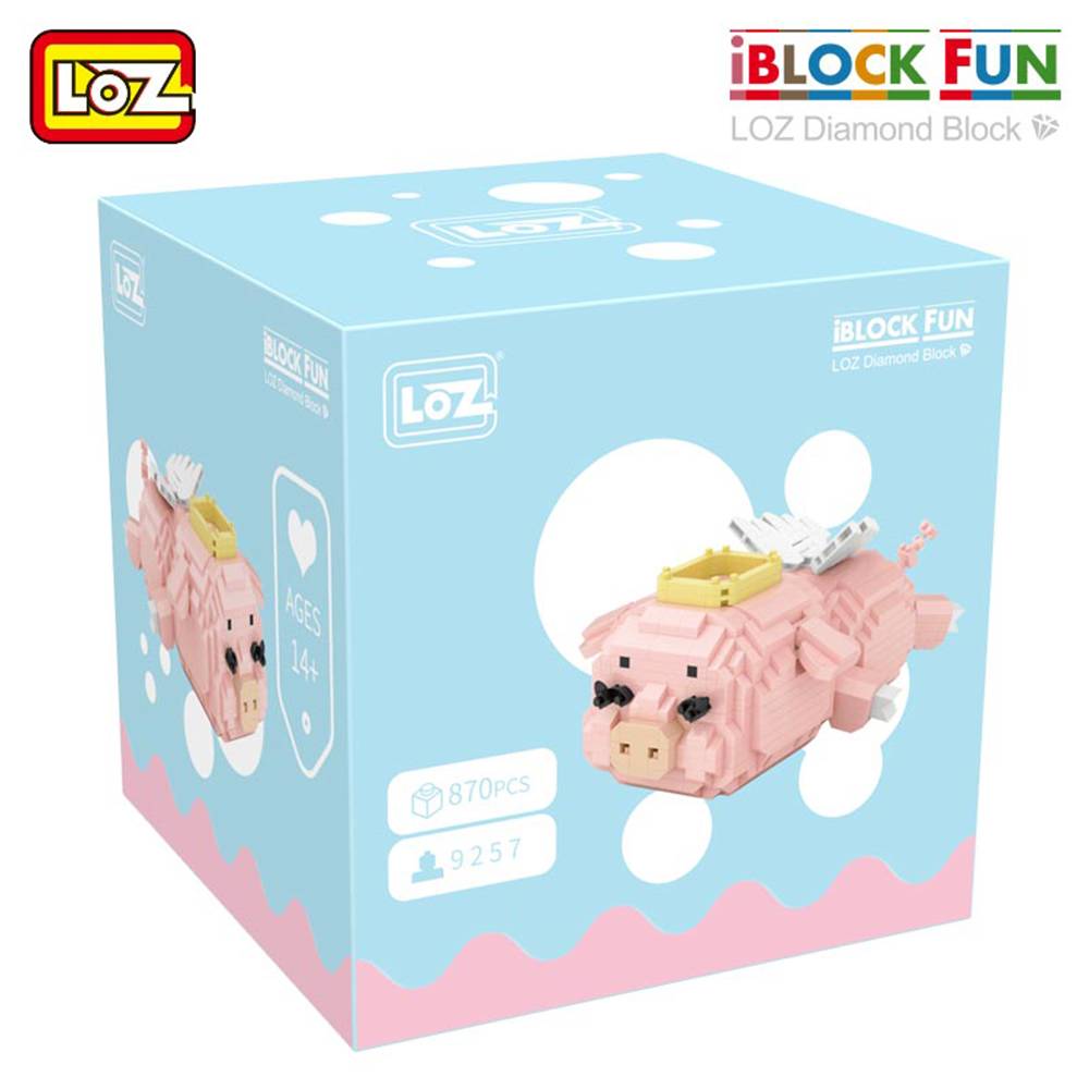 LOZ IDEAS Mini Block 9257 Angel Pig Building Set