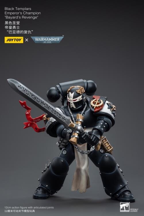 Warhammer 40K Black Templars Emperor's Champion Bayard's Revenge 1/18 Scale Figure