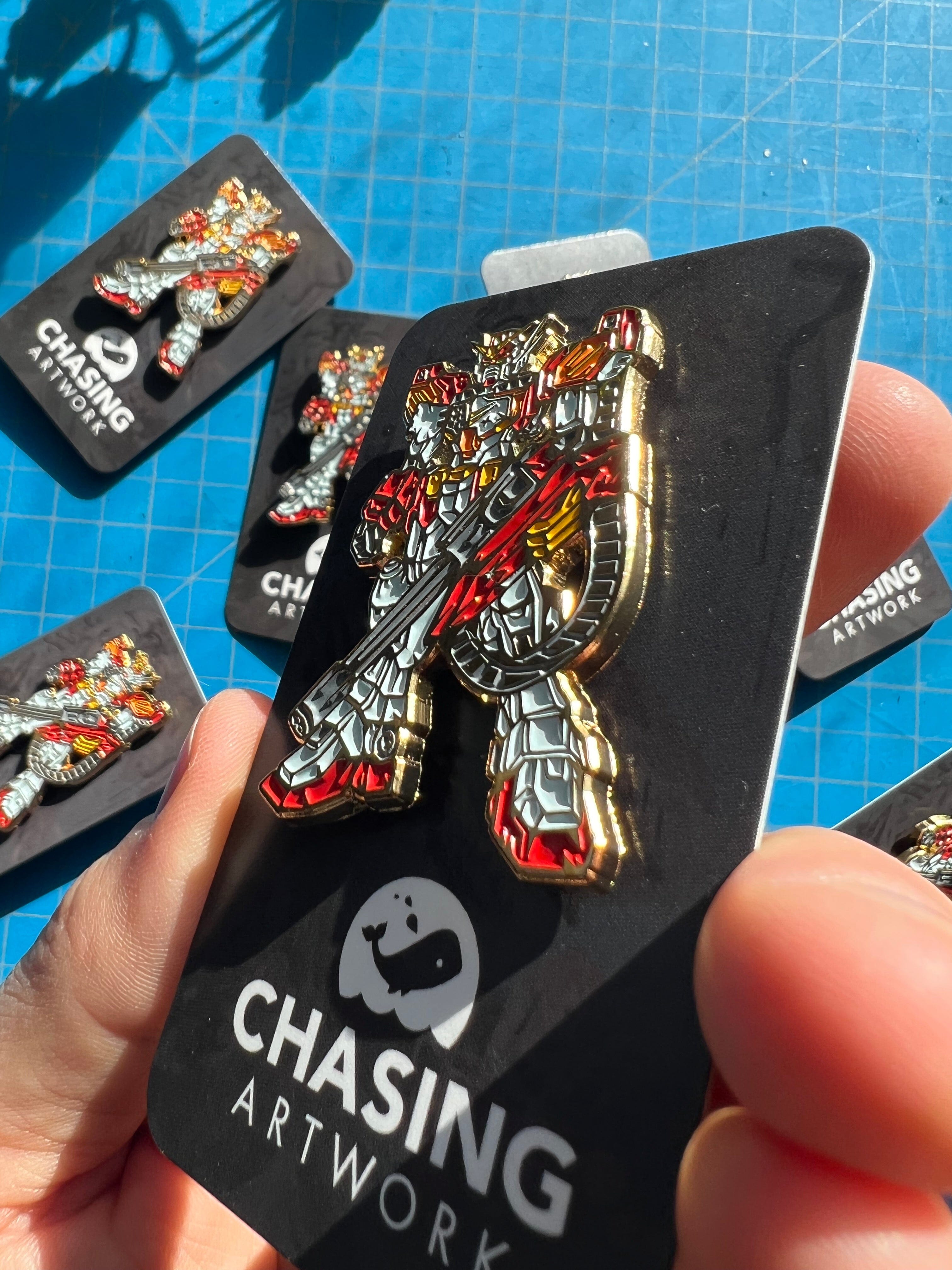 Limited Chasing Artwork Gundam Heavyarms Enamel Pin