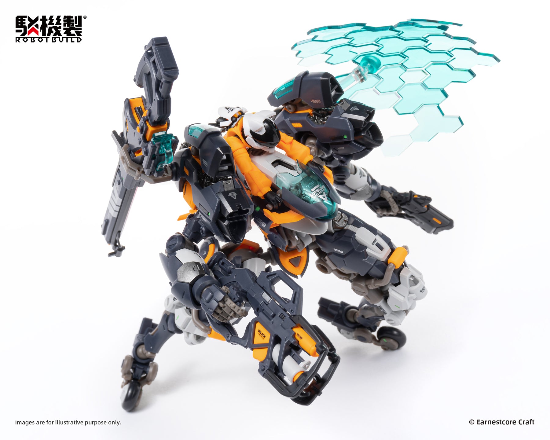 Robot Build RB-14 Denki No. 9 AutoNine Figure