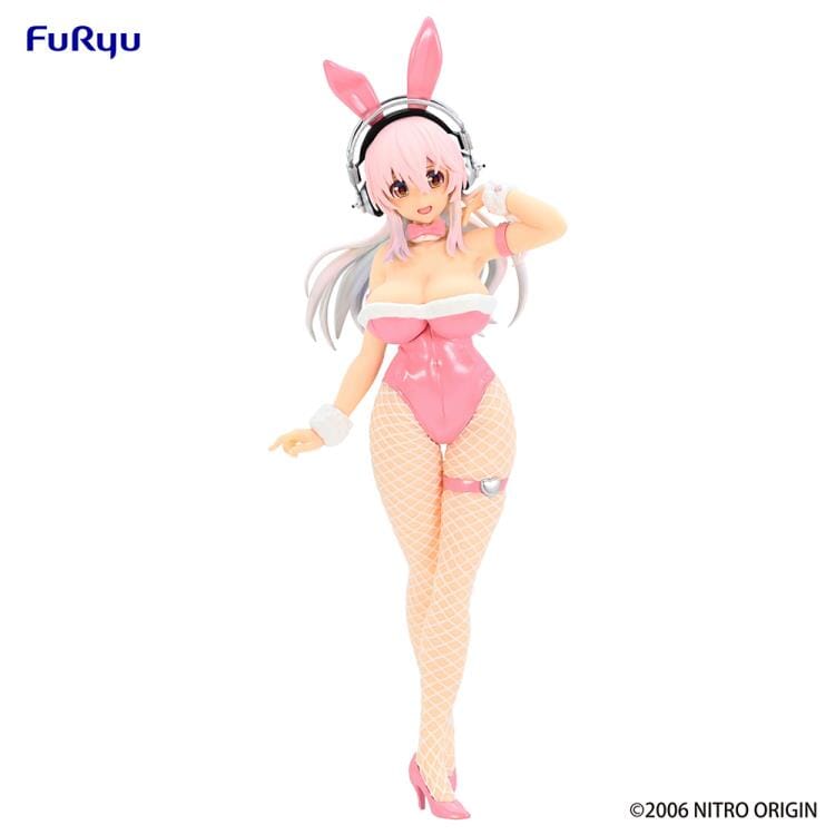 Nitroplus BiCute Bunnies Super Sonico (Pink Rabbit Ver.) Figure